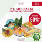 Senshi Sushi & Grill - 50% OFF Senshi Sushi & Grill for 2nd Diner - sgCheapo