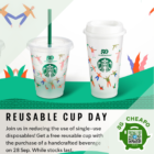 Starbucks - FREE STARBUCKS Reusable Cup - sgCheapo