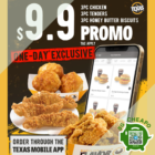 Texas Chicken - $9.9 TEXAS CHICKEN PROMO - sgCheapo