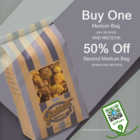 Garrett Popcorn - 50% OFF Medium Bag - sgCheapo