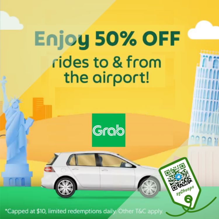 Grab - 50% OFF GRAB Rides - sgCheapo