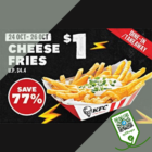KFC - $1 Cheese Fries - sgCheapo