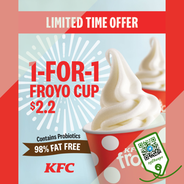 KFC - 1-FOR-1 Froyo Cup - sgCheapo