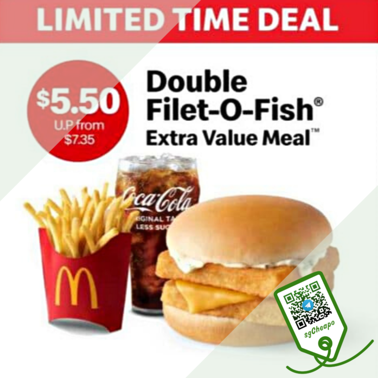 McDonald's - 25% OFF Double-Filet-O-Fish - sgCheapo