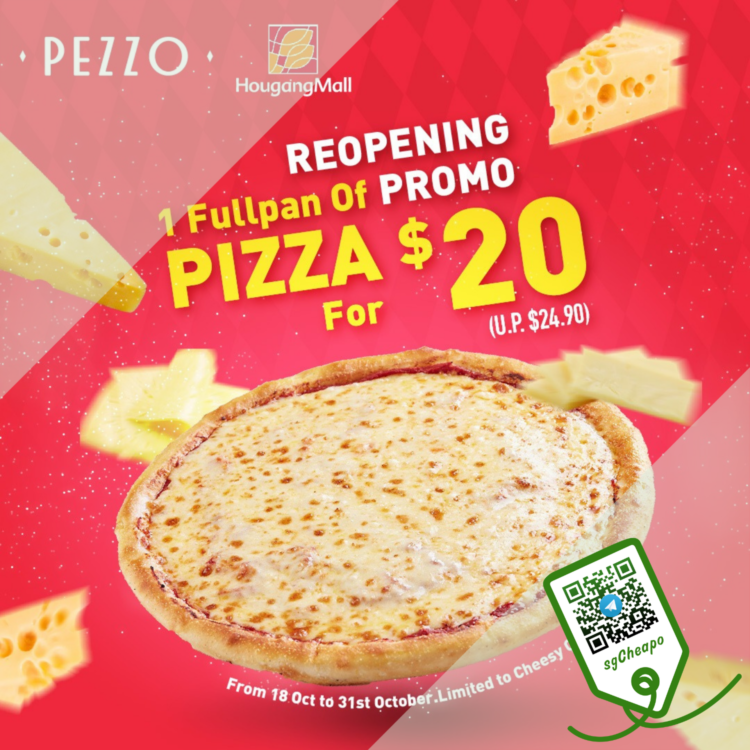 Pezzo - 20% OFF Cheezy Cheese Pizza Pan - sgCheapo