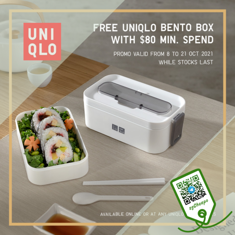 Uniqlo - FREE UNIQLO Bento Box - sgCheapo