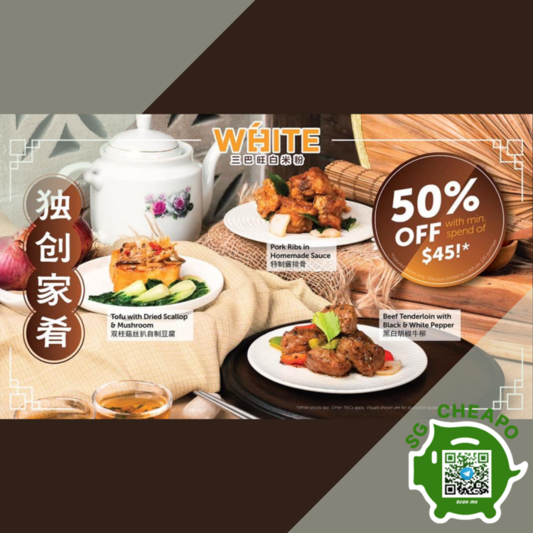 White Restaurant - 50% OFF White Beehoon - sgCheapo