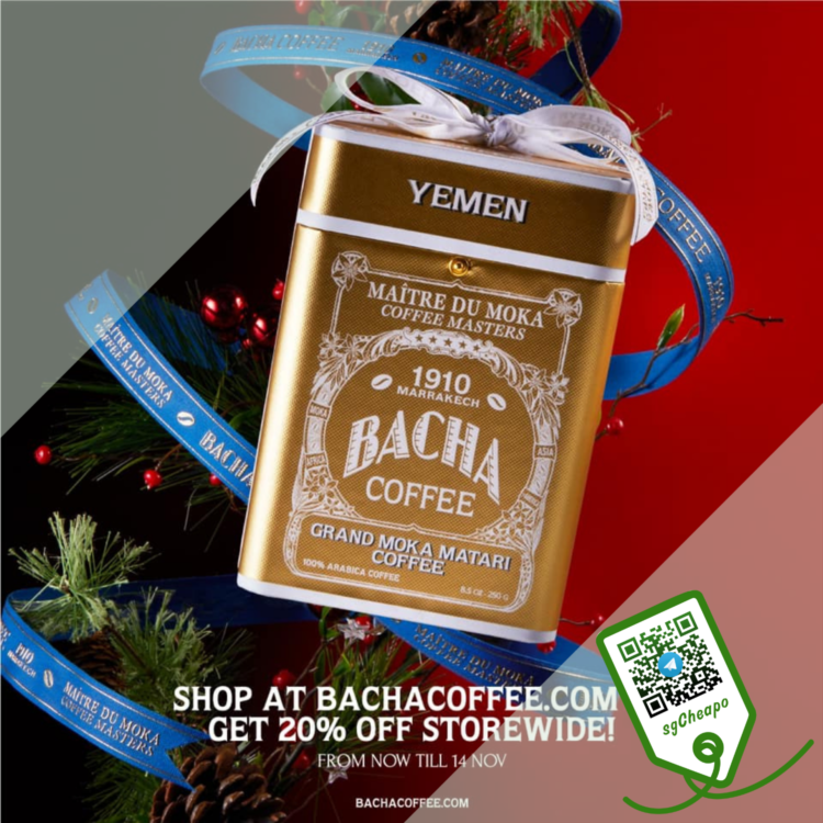 Bacha Coffee - 20% OFF STOREWIDE Bacha Coffee - sgCheapo