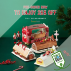 BreadTalk - 25% OFF Christmas Log Cake Pre-Order - sgCheapo