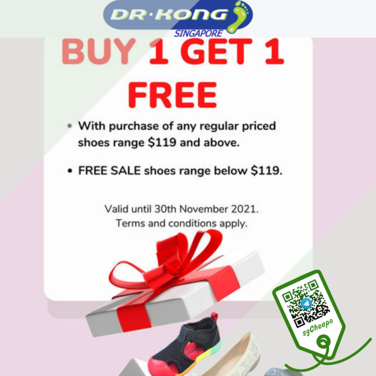 Dr.Kong - BUY 1 GET 1 FREE SHOES - sgCheapo