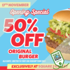 Fatburger - 50% OFF ORIGINAL BURGER - sgCheapo