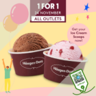 Häagen-Dazs - 1-FOR-1 Ice Cream Scoops - sgCheapo