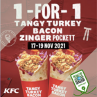 KFC - 1-for-1 Tangy Turkey Bacon Pockett - sgCheapo