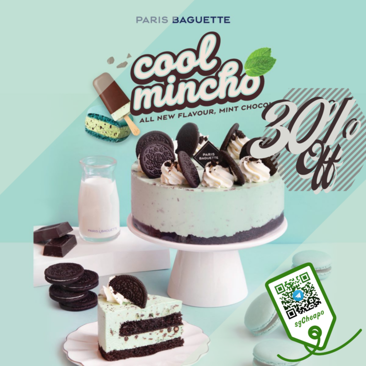 Paris Baguette - 30% OFF Mint Choco Ice Cream - sgCheapo