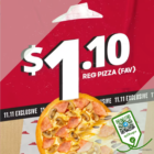 Pizza Hut - $1.10 REGULAR PIZZA - sgCheapo