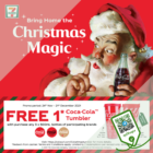 7-Eleven - FREE Coca-Cola Christmas Tumbler - sgCheapo