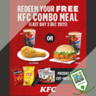 KFC - FREE KFC COMBO MEAL - sgCheapo