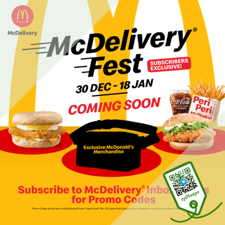 McDonald's - McDelivery Fest - sgCheapo