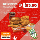 Popeyes - $15.90 Popeyes Signature Box - sgCheapo