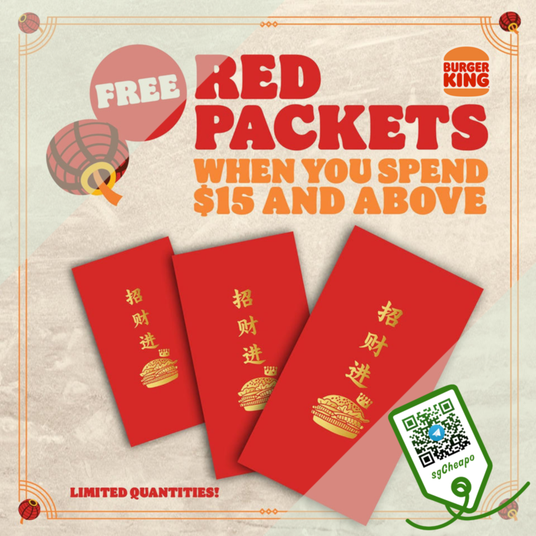 Burger King - FREE BK Red Packets - sgCheapo
