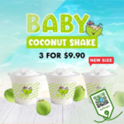 Kookoonut - 3 FOR $9.90 Baby Coconut Shake - sgCheapo