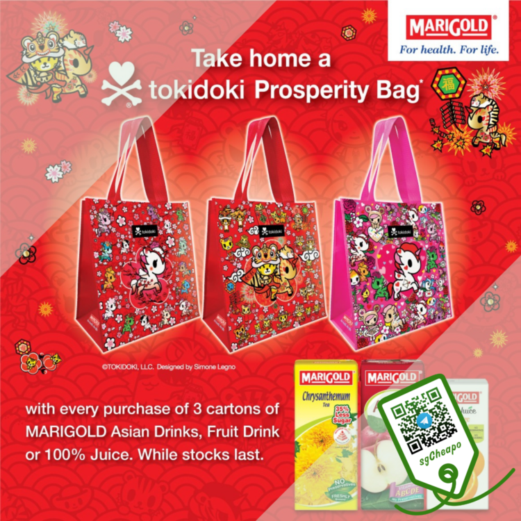 MARIGOLD - FREE tokidoki Prosperity Bag - sgCheapo