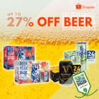 Shopee - Up to 27% OFF Beer - sgCheapo