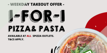 Spizza - 1-FOR-1 PIZZA & PASTA - sgCheapo
