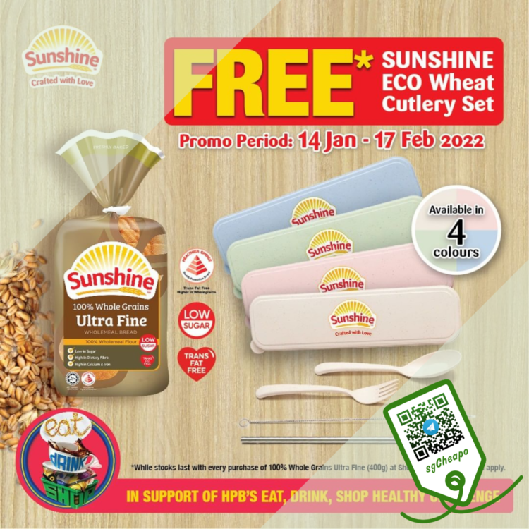 Sunshine Bakeries - FREE SUNSHINE Cutlery Set - sgCheapo