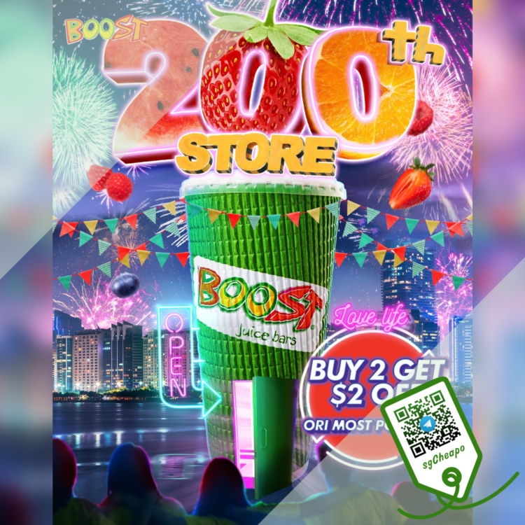 Boost Juice Bars - $2 OFF Boost Juice Bars - sgCheapo