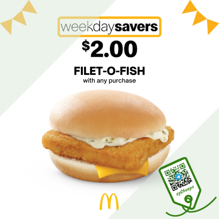 McDonald's - $2 FILET-O-FISH - sgCheapo
