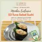 Sushi Tei - $2 Tuna Salad Sushi - sgCheapo