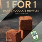 Awfully Chocolate - 1 FOR 1 Dark Chocolate Truffles - sgCheapo