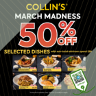 Collin's Grille - 50% OFF COLLIN'S - sgCheapo