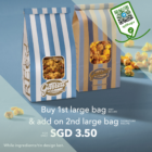 Garrett Popcorn - $3.50 Large Bag Popcorn - sgCheapo