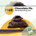 McDonald's - FREE Chocolate Pie - sgCheapo