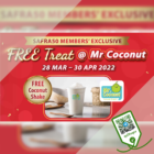 Mr Cocounut - FREE Coconut Shake - sgCheapo