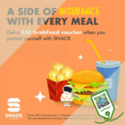 SNACK by Income - $30 GrabFood Vouchers - sgCheapo