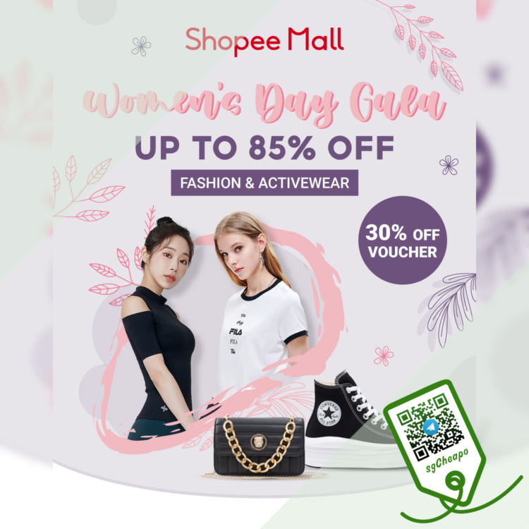 Shopee - UP TO 85% OFF Women's Day Gala - sgCheapo