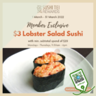 Sushi Tei - 45% OFF Lobster Salad Sushi - sgCheapo