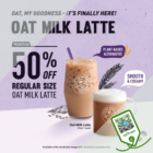 The Coffee Bean & Tea Leaf - 50% OFF Oat Milk Latte - sgCheapo