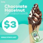 Yole - $3 Chocolate Hazelnut Ice Cream Cone - sgCheapo