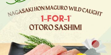 Douraku Sushi - 1-FOR-1 Otoro Sashimi - sgCheapo