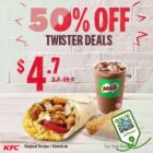 KFC - $4.7 Twister Deal - sgCheapo