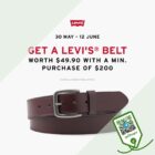 Levi's - FREE Levi's Belt - sgCheapo