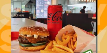 Wolf Burgers - 40% OFF Wolf's Satay Burger Meal - sgCheapo