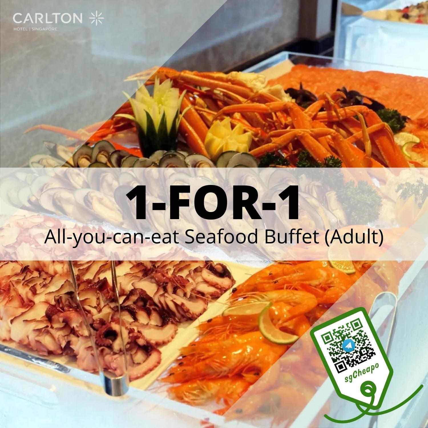1 For 1 All You Can Eat Seafood Buffet Sgcheapo
