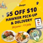 Chope - $5 OFF Hawker Pick-up & Delivery