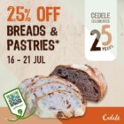 Cedele - 25% OFF Breads & Pastries