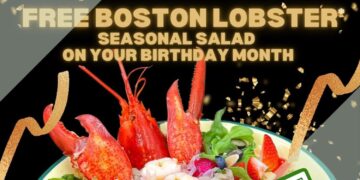 Dancing Crab - FREE Boston Lobster Seasonal Salad